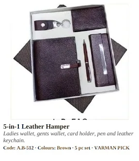Gift Sets & Combo Hampers product from VARMAN catalogue, page 93