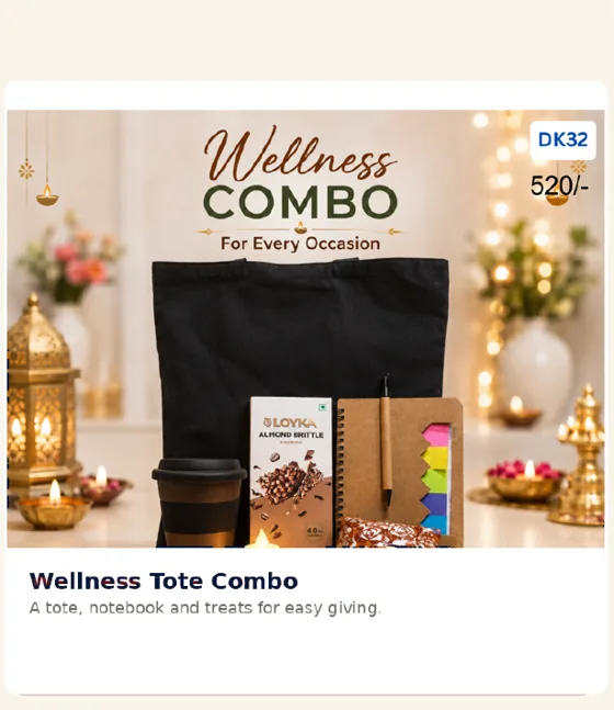 Wellness Tote Combo from the VARMAN Festive Season 2026 catalogue