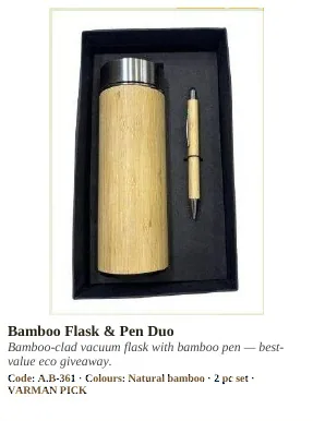 Eco-Friendly Products product from VARMAN catalogue, page 31