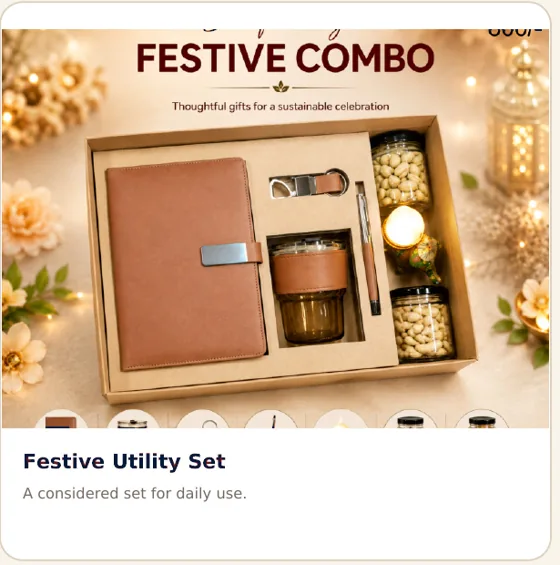 Festive Utility Set from the VARMAN Festive Season 2026 catalogue