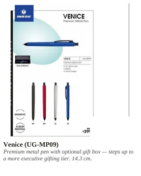 Writing Essentials product from VARMAN catalogue, page 6