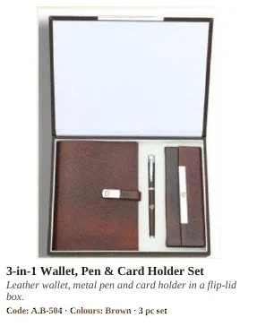 Gift Sets & Combo Hampers product from VARMAN catalogue, page 86