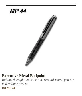 Writing Essentials product from VARMAN catalogue, page 8