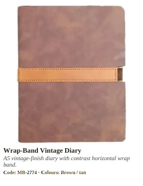 Diaries, Notebooks & Planners product from VARMAN catalogue, page 65