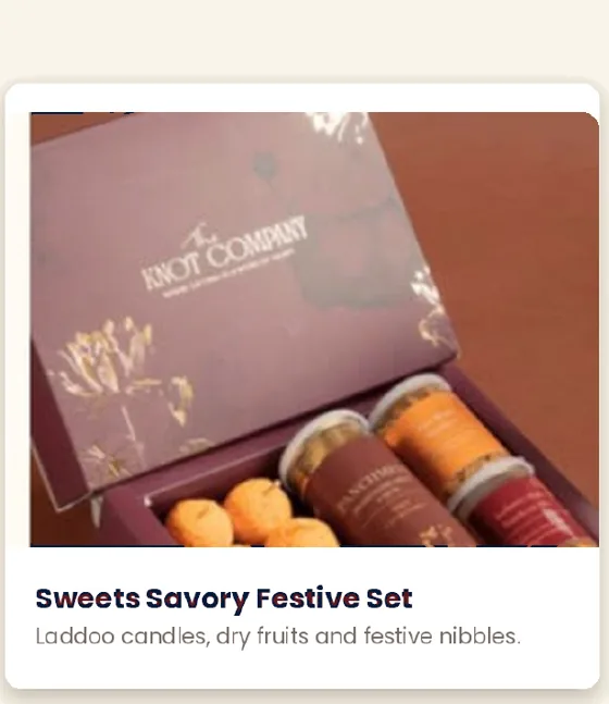 Sweets Savoury Festive Set from the VARMAN Festive Season 2026 catalogue