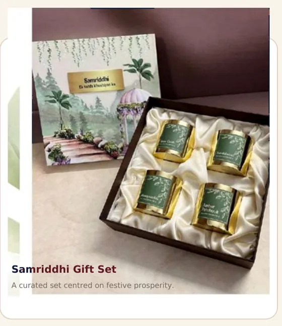 Samriddhi Gift Set from the VARMAN Festive Season 2026 catalogue