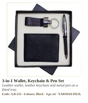 Gift Sets & Combo Hampers product from VARMAN catalogue, page 94