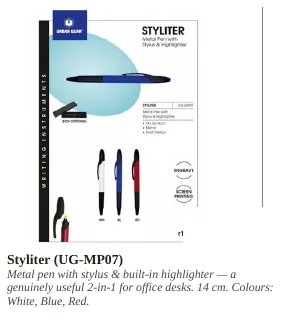 Writing Essentials product from VARMAN catalogue, page 5