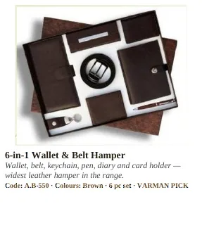 Apparel & Wearables product from VARMAN catalogue, page 107