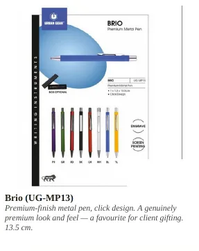 Writing Essentials product from VARMAN catalogue, page 5