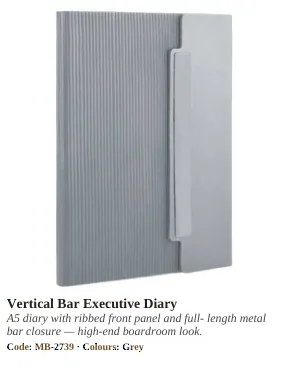 Diaries, Notebooks & Planners product from VARMAN catalogue, page 62
