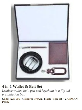 Apparel & Wearables product from VARMAN catalogue, page 107