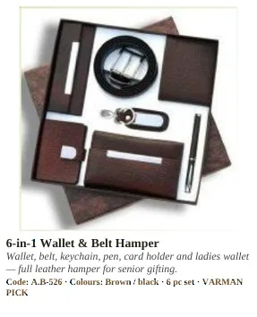 Apparel & Wearables product from VARMAN catalogue, page 107