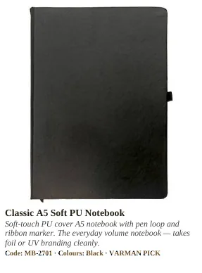 Diaries, Notebooks & Planners product from VARMAN catalogue, page 66