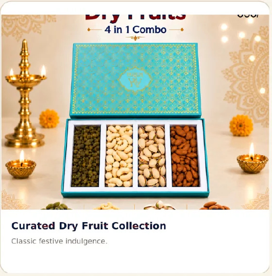 Curated Dry Fruit Collection from the VARMAN Festive Season 2026 catalogue