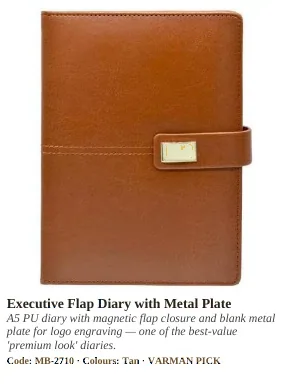 Diaries, Notebooks & Planners product from VARMAN catalogue, page 67