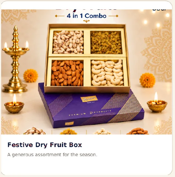 Festive Dry Fruit Box from the VARMAN Festive Season 2026 catalogue