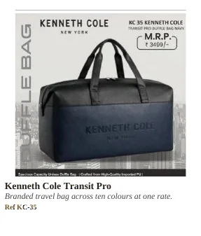 Bags & Travel Accessories product from VARMAN catalogue, page 54