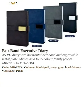 Diaries, Notebooks & Planners product from VARMAN catalogue, page 68