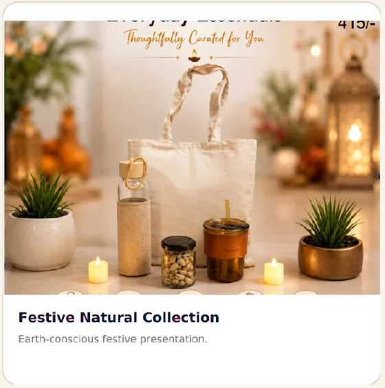 Festive Natural Collection from the VARMAN Festive Season 2026 catalogue